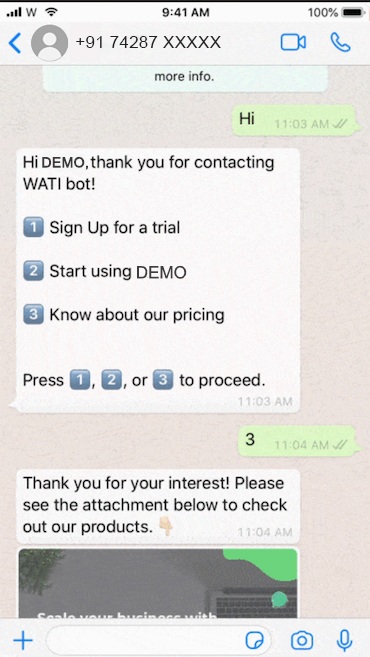 Whatsapp Chatbot
